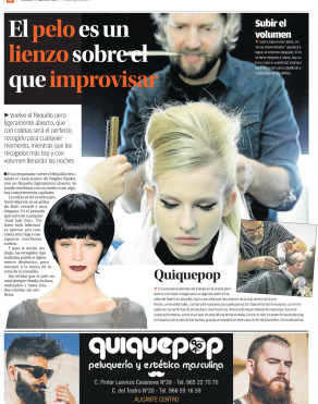 2015 05 periodico Informacion Alicante Extra moda peluqueria quiquepop alicante