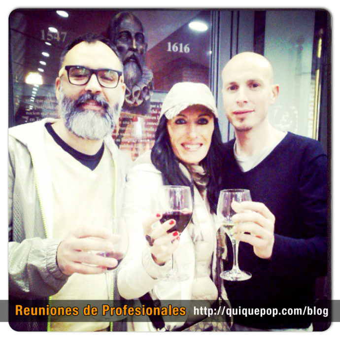 Reuniones de profesionales: quiquepop con Felicitas Ordás y Vicenç Moretó.